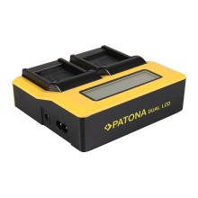 PATONA Podwójna ładowarka USB LCD do Panasonic DMW-BLE9 DMW-BLE9E Lumix DMC-GF3 DMC-S6K