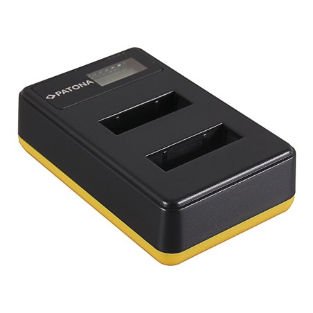 Ładowarka USB PATONA z podwójnym wyświetlaczem LCD f. Sony NP-BX1 BX BX1 NP-BX1 Cybershot DSC HX300 DSC HX50V DSC RX1