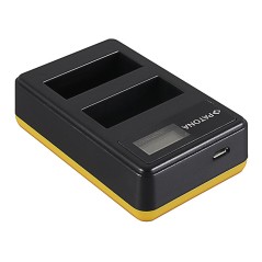 Ładowarka USB PATONA z podwójnym wyświetlaczem LCD f. Canon LP-E8 550D 600D 650D 700D