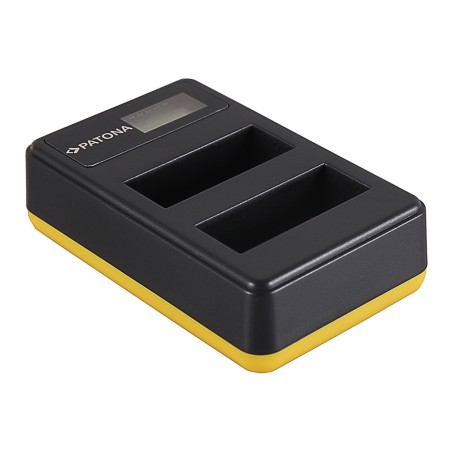 Ładowarka USB PATONA z podwójnym wyświetlaczem LCD f. Nikon EN-EL14 CoolPix D3100 D3200 D5100 D5200 P7000 P7100 P7700