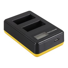 Ładowarka USB PATONA z podwójnym wyświetlaczem LCD do Canon LP-E17 EOS 750D 760D 8000D Kiss X8i Rebel Rebel T6i