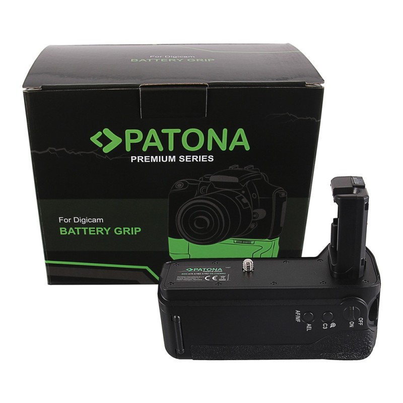 Uchwyt akumulatorowy PATONA Premium f. Sony A7 II, A7M2 A7R2 VG-C2EMRC f. 2 x baterie NP-FW50 w zestawie Sterowanie bezprzewodow