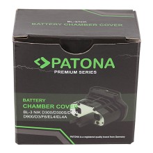 PATONA Pokrywa baterii BL-3 do aparatów Nikon D300 / D300S / D700 / F6 / D3 – do gripów MB-D10 i MB-D40 (EN-EL4 / EN-EL4a)