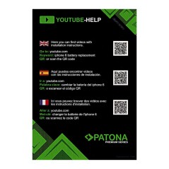 Bateria PATONA Premium f. Apple iPhone 6 616-0804 616-0805 616-0809 w tym. zestaw narzędzi