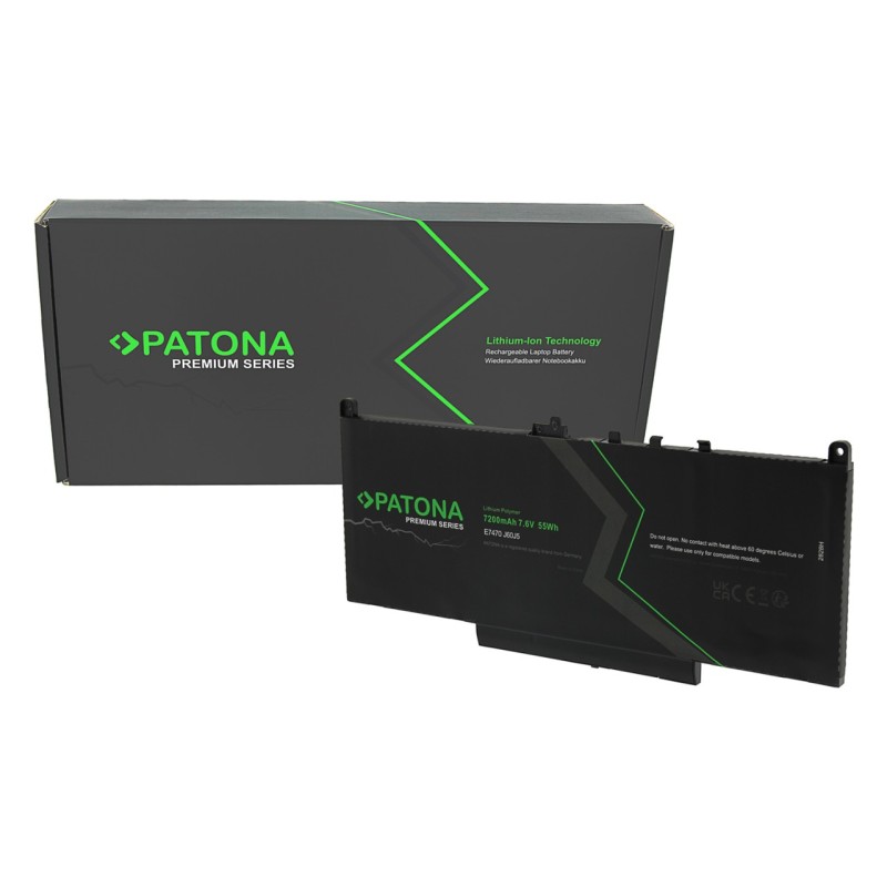 PATONA Premium Bateria do Dell Latitude E7260 E7270 E7470 J60J5