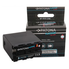 Bateria PATONA Platinum f. Sony NP-F970 F960 F950 w tym. Powerbank 5V/2A, wyjście USB 10500mAh i wejście Micro USB