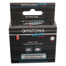 PATONA Platinum Akumulator do Sony NP-F970 / F960 / F950 10500 mAh z funkcją Powerbanku USB 5V/2A i wejściem Micro-USB