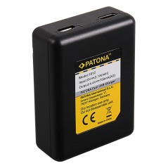 Podwójna ładowarka PATONA f. Kamera akcji Insta360 One X w zestawie. Kabel mikro-USB