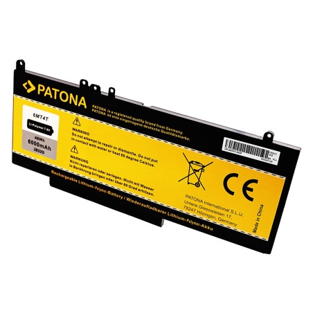 PATONA Bateria do DELL Latitude E5470 / 14 / 14 5000 / 6MT4T 7,6V