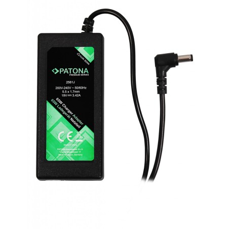 Ładowarka PATONA Premium 19V 3,42A 65W f. Acer Travelmate 370 380 2300 2350 2700 4000