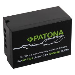 Bateria PATONA Premium do Fuji NP-T125 NPT-125 GFX-50S GFX50S GFX-100 GFX100 Fujifilm