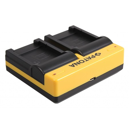 PATONA Ładowarka podwójna USB do Sony NP-FT1 NP-FR1 DSC-T1 DSC-T3 DSC-T5 DSC-T9 DSC-T10 L1 DSC-T33 DSC-T11