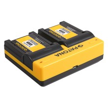 Podwójna ładowarka PATONA f. Sony NP-FT1 NP-FR1 DSC-T1 DSC-T3 DSC-T5 DSC-T9 DSC-T10 L1 DSC-T33 DSC-T11 w tym. Kabel mikro-USB