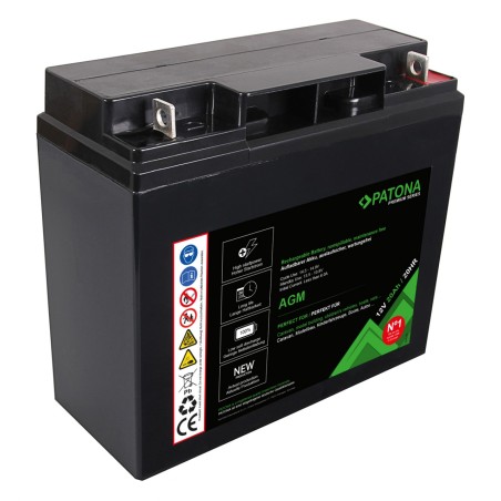 Akumulator ołowiowy PATONA Premium AGM 12 V 20 Ah 20 godz