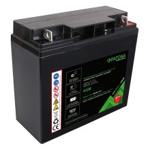 Akumulator ołowiowy PATONA Premium AGM 12 V 20 Ah 20 godz Akumulator ołowiowy PATONA Premium AGM 12 V 20 Ah 20 godz