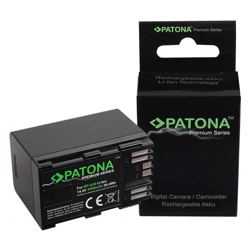 Bateria PATONA Premium do Canon BP-A30 EOS C200 C200B C220B C200 PL C300 Mark II CA-CP200L