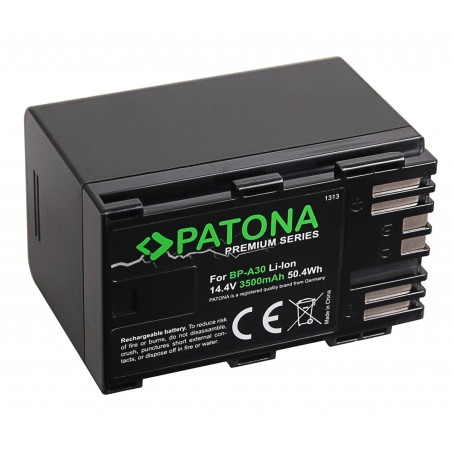 Bateria PATONA Premium do Canon BP-A30 EOS C200 C200B C220B C200 PL C300 Mark II CA-CP200L