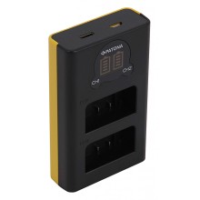 Ładowarka USB PATONA z podwójnym wyświetlaczem LCD f. Nikon EN-EL25 Z30 Z50 Z fc