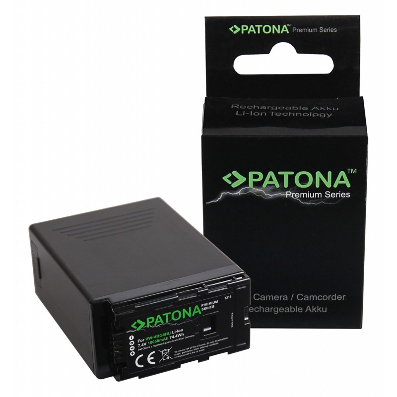 PATONA Premium Akumulator Panasonic VW-VGB6 HDC-HS700 NV-GS320 NV-GS330 PV-GS500 SDR-H18 SDR-H200 VDR-D220 z wyjściem USB