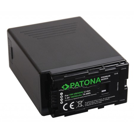 PATONA Premium Akumulator Panasonic VW-VGB6 HDC-HS700 NV-GS320 NV-GS330 PV-GS500 SDR-H18 SDR-H200 VDR-D220 z wyjściem USB