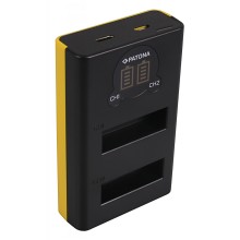 PATONA Ładowarka Dual LCD USB do kamer DJI Osmo Action AB1 / P01