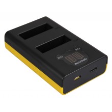 PATONA Ładowarka Dual LCD USB do kamer DJI Osmo Action AB1 / P01