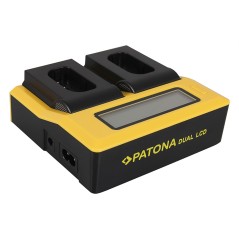 PATONA Podwójna ładowarka USB LCD do Panasonic DMW-BLJ31 Lumix DC-S1 DC-S1R DC-S1H