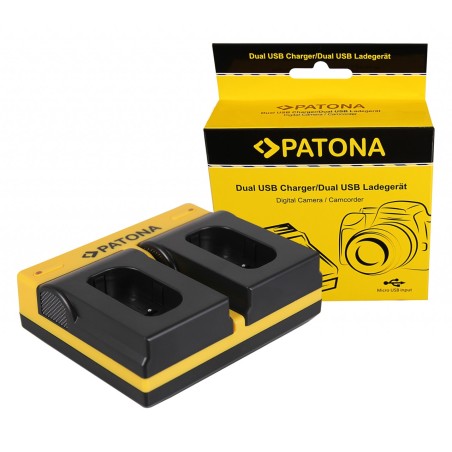 Podwójna ładowarka PATONA do Panasonic DMW-BLJ31 Lumix DC-S1 DC-S1R DC-S1H
