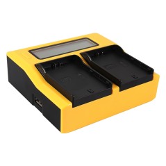 Ładowarka USB PATONA z podwójnym wyświetlaczem LCD do JVC SSL-75 SSL-JVC50 SSL-JVC75 HM600 HM650