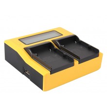 PATONA podwójna ładowarka USB LCD do Canon BP-A30 EOS C200 C200B C200 PL C300 Mark II XF705 CA-CP200L