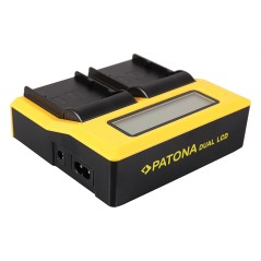PATONA podwójna ładowarka USB LCD do Canon BP-A30 EOS C200 C200B C200 PL C300 Mark II XF705 CA-CP200L