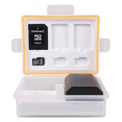 PATONA Pudełko do przechowywania baterii i kart pamięci do Canon LP-E6 Sony NP-FZ100 Nikon EN-EL15