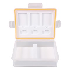 PATONA Pudełko do przechowywania baterii i kart pamięci f. Canon LP-E6 Sony NP-FZ100 Nikon EN-EL15