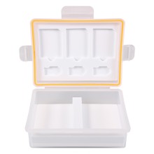 PATONA Pudełko do przechowywania baterii i kart pamięci do Canon LP-E6 Sony NP-FZ100 Nikon EN-EL15