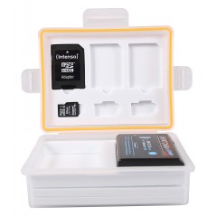 PATONA Pudełko do przechowywania baterii i kart pamięci do Canon LP-E8 Nikon EN-EL14 Fuji NP-95 Pentax D-Li109