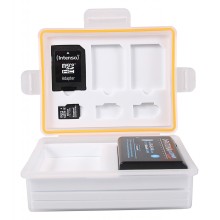 PATONA Pudełko do przechowywania baterii i kart pamięci do Canon LP-E8 Nikon EN-EL14 Fuji NP-95 Pentax D-Li109