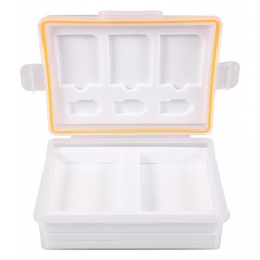 PATONA Pudełko do przechowywania baterii i kart pamięci f. Canon LP-E8 Nikon EN-EL14 Fuji NP-95 Pentax D-Li109