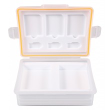 PATONA Pudełko do przechowywania baterii i kart pamięci do Canon LP-E8 Nikon EN-EL14 Fuji NP-95 Pentax D-Li109