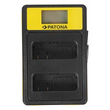 PATONA Smart Dual LCD USB Ładowarka podwójna do Nikon EN-EL14