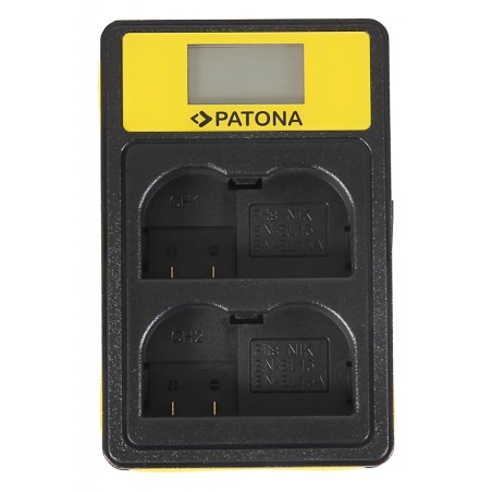 PATONA Smart Dual LCD USB Ładowarka podwójna do Nikon EN-EL15