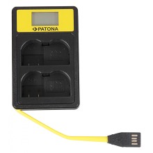 PATONA Smart Dual LCD USB Ładowarka podwójna do Nikon EN-EL15