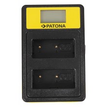 PATONA Smart Dual LCD USB Ładowarka podwójna do Fuji NP-W126