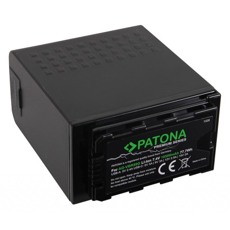 Bateria PATONA Premium do Panasonic AG-VBR89G z portami USB-C/USB
