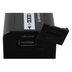 Bateria PATONA Premium f. Panasonic AG-VBR89G z portami USB-C/USB i dodatkową ładowarką PD USB-C/USB
