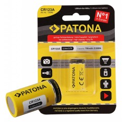 PATONA Bateria CR123A 16340 ogniw Li-Ion Akku 3,7V 700mAh