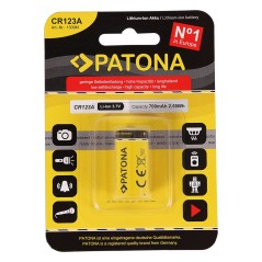 PATONA Bateria CR123A 16340 ogniwo Li-Ion Akku 3,7V 700mAh