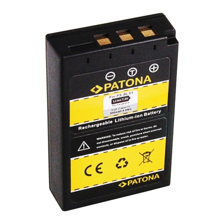 PATONA Bateria f. Olympus BLS1 E400 E410 E420 E450 E-PL1 E-P2 E-P1 E-P2