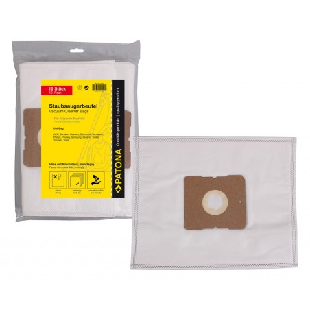 Worek do odkurzacza PATONA 10 z wielowarstwowym polarem w komplecie. Mikrofiltr f. TORBA AEG S-BAG GR.205