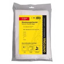 Worek do odkurzacza PATONA 10 z wielowarstwowej włókniny w zestawie. Mikrofiltr f. AEG gr. 22 23 24 25 26 Worek do odkurzacza PATONA 10 z wielowarstwowej włókniny w zestawie. Mikrofiltr f. AEG gr. 22 23 24 25 26