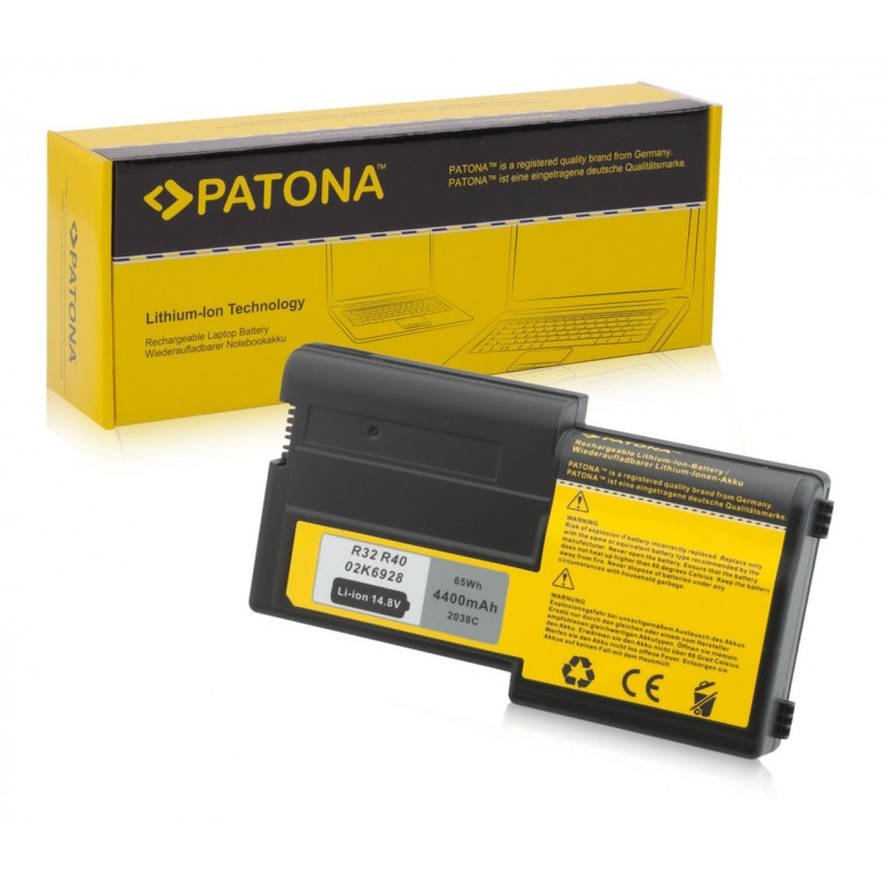 Bateria f. IBM Thinkpad R40 R32 02K6928 02K6651 08K8024